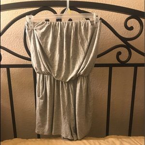 Silence + Noise Strapless Romper